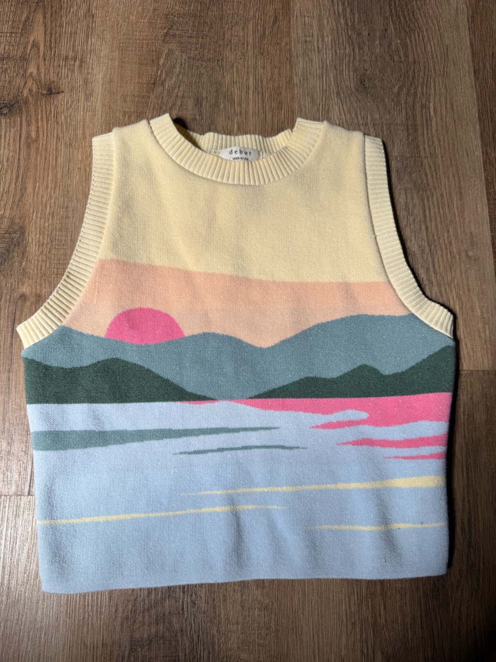 Debut Sunset Sweater Tank